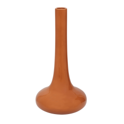 Vase céramique orange